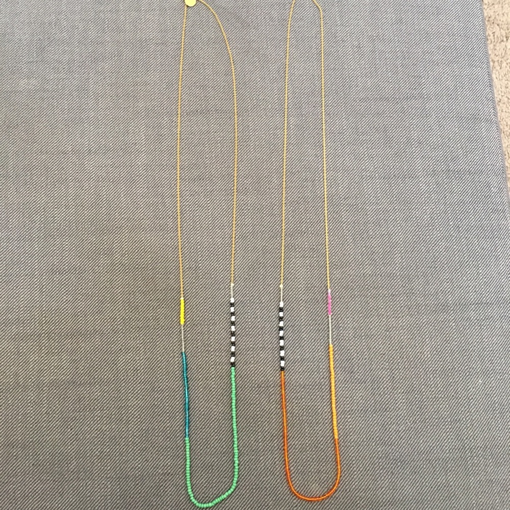 Marc Jacobs beaded necklaces. Double set.